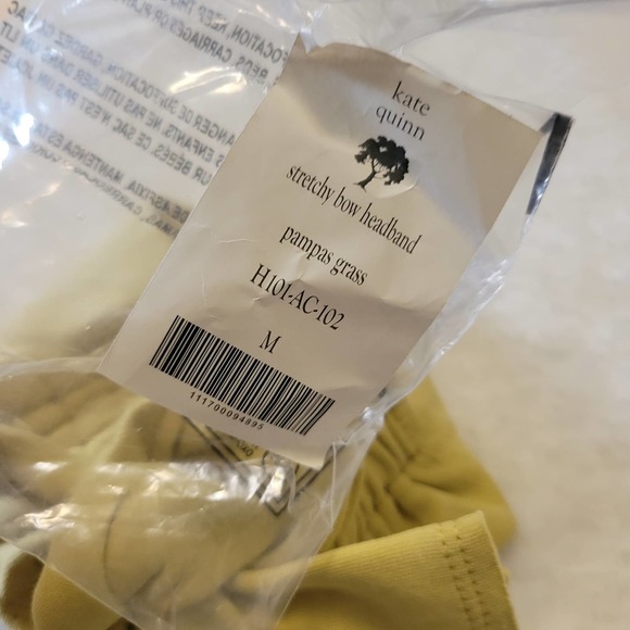 KATE QUINN Pampas Grass Stretchy Bow Headband - Picture 3 of 3